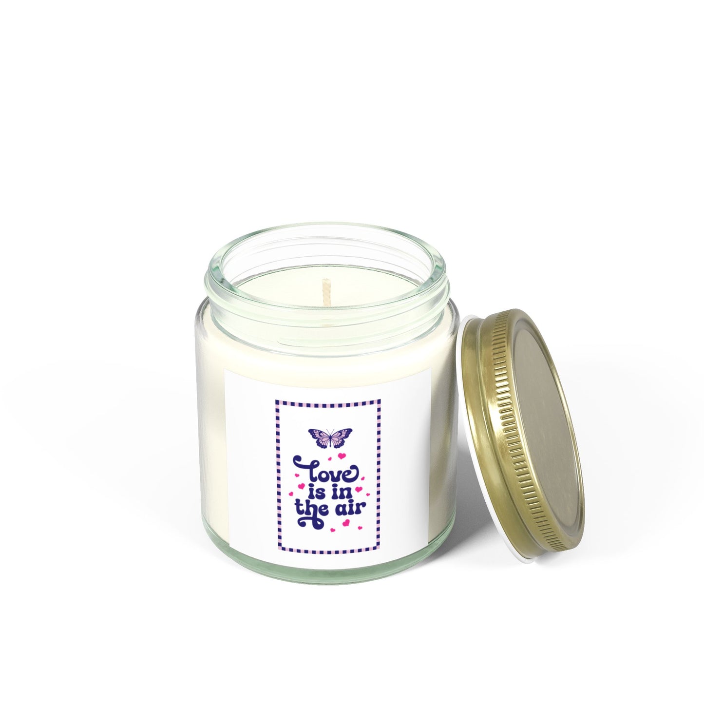 scented candles, coconut apricot wax (4oz, 9oz)