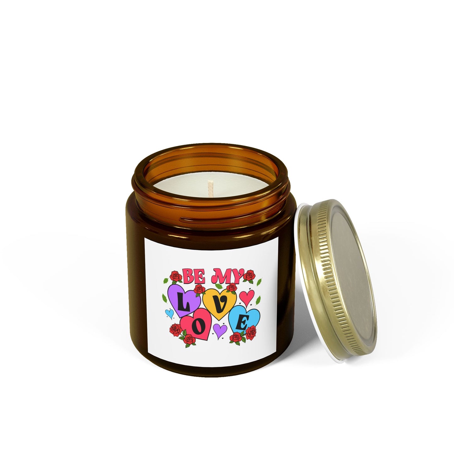 scented candles, coconut apricot wax (4oz, 9oz)