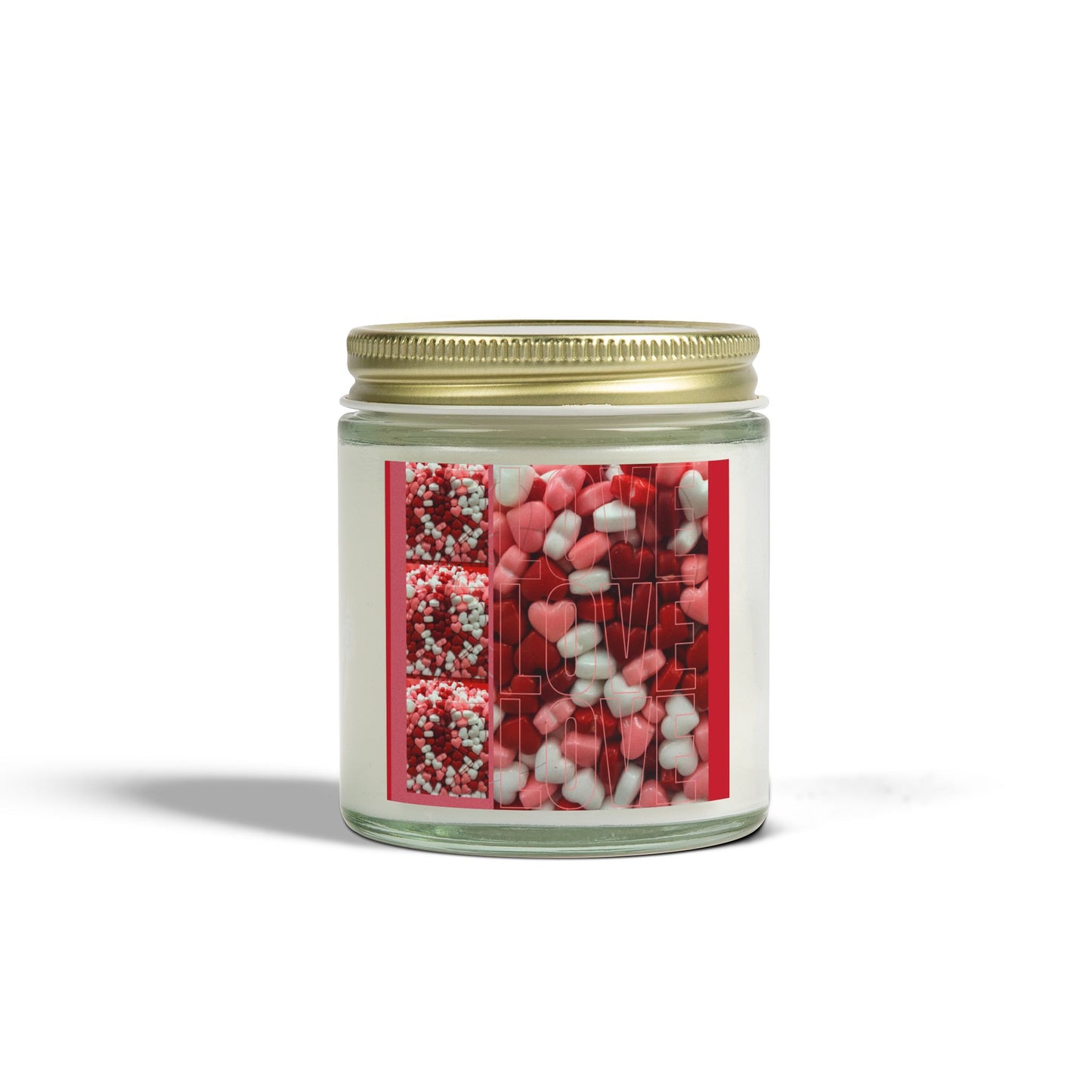 scented candles, coconut apricot wax (4oz, 9oz)