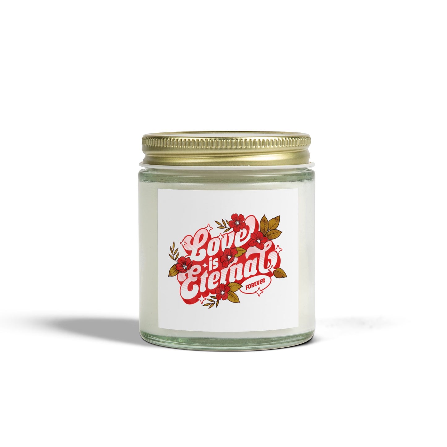 scented candles, coconut apricot wax (4oz, 9oz)