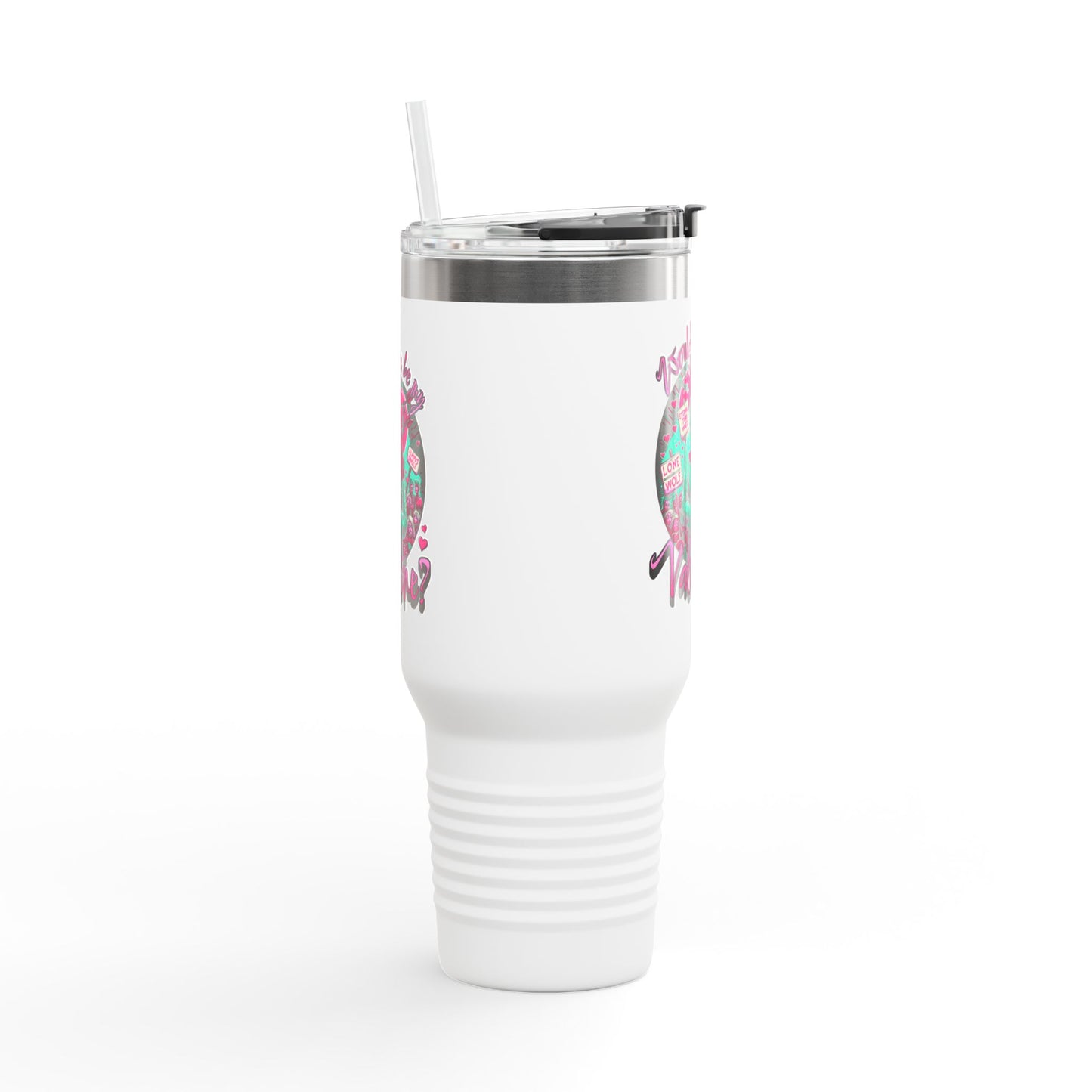 insulated travel mug, 40oz