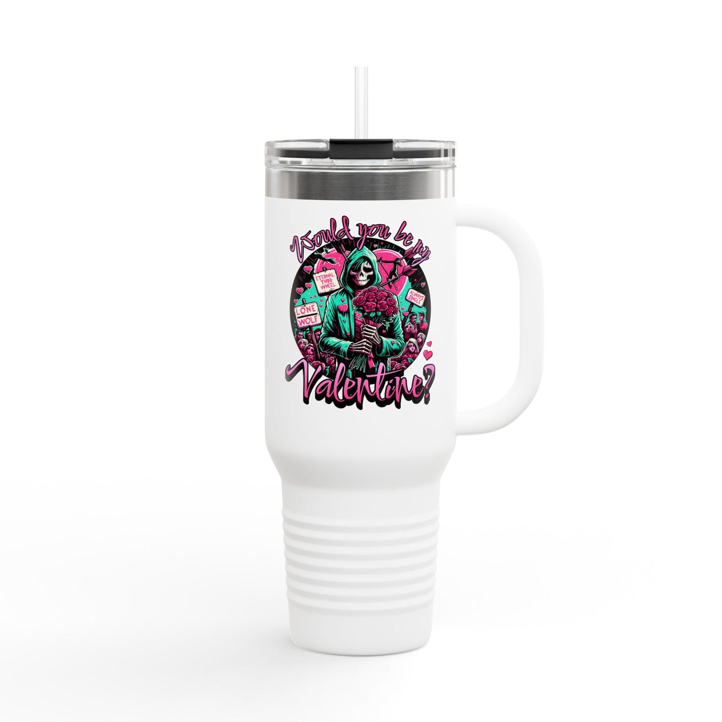 insulated travel mug, 40oz