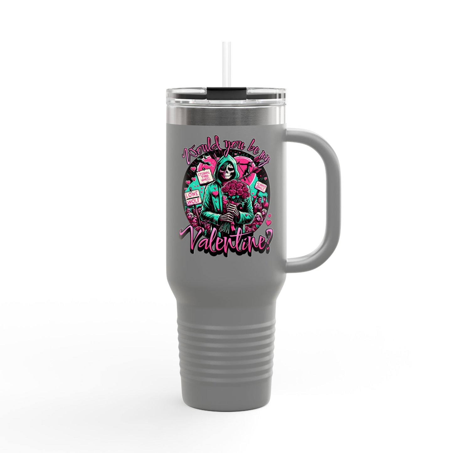 insulated travel mug, 40oz