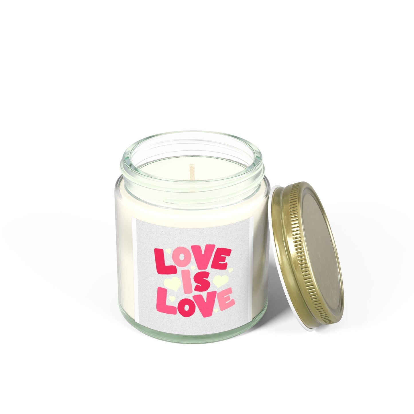 scented candles, coconut apricot wax (4oz, 9oz)