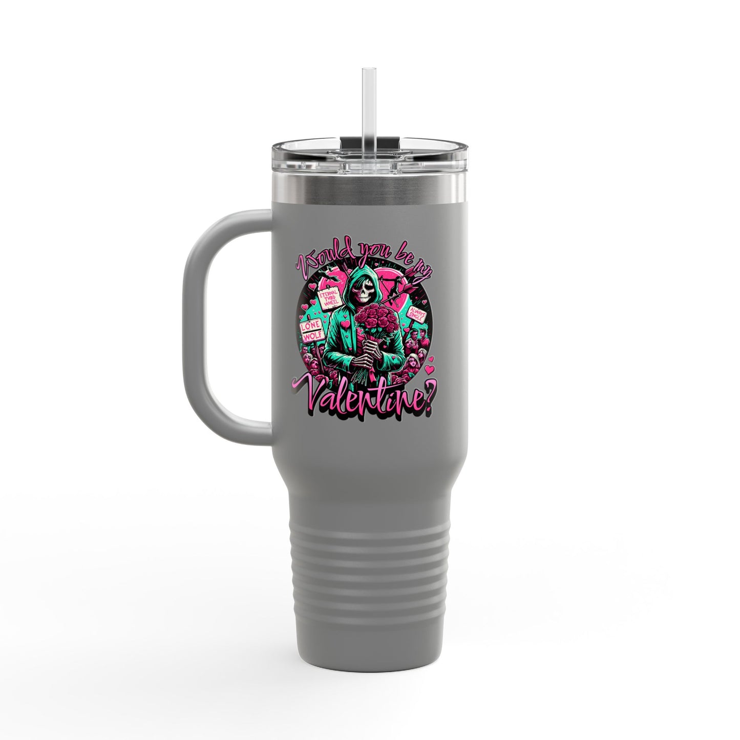 insulated travel mug, 40oz