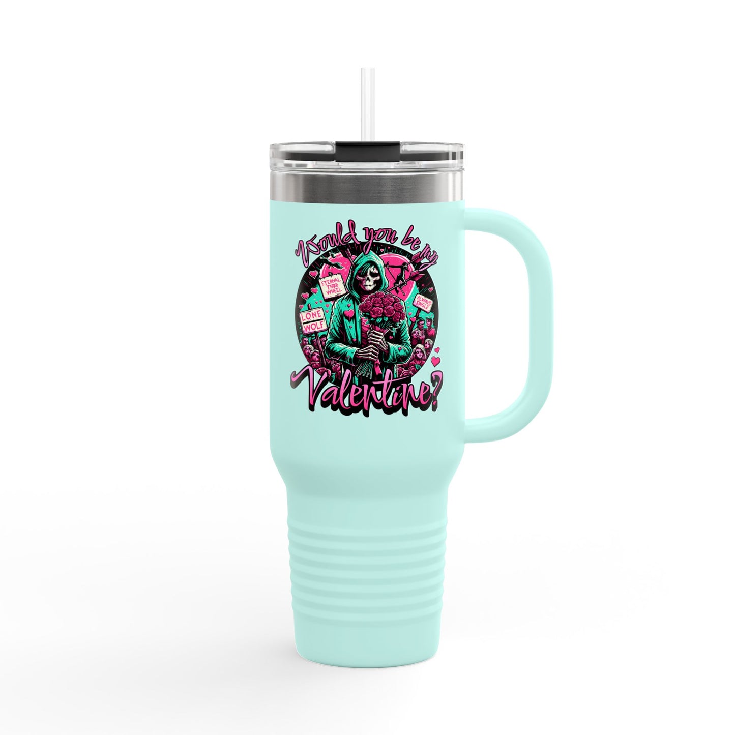 insulated travel mug, 40oz