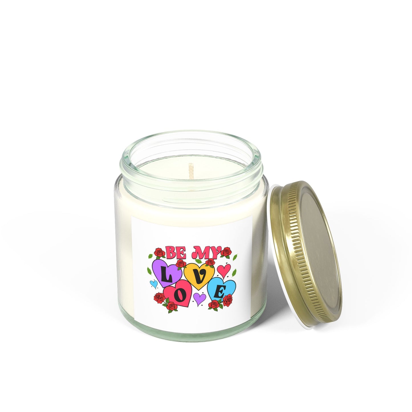 scented candles, coconut apricot wax (4oz, 9oz)