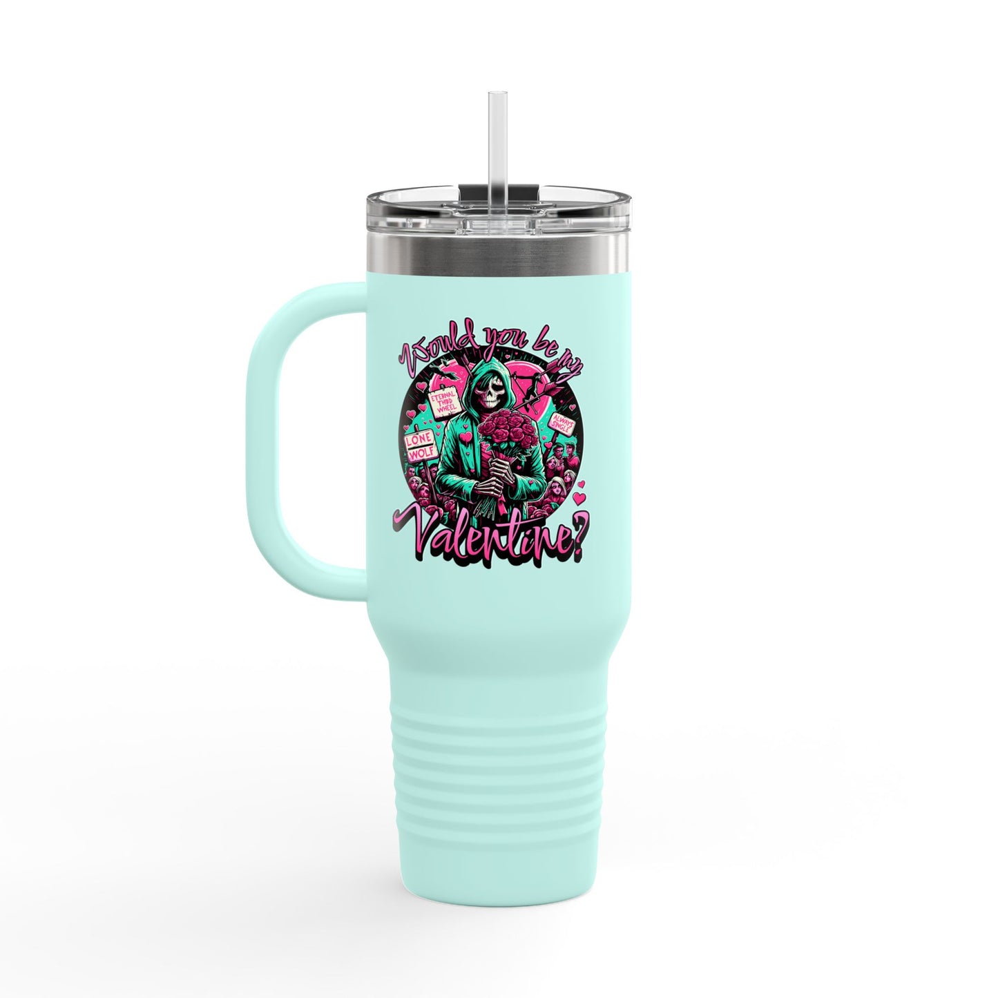 insulated travel mug, 40oz